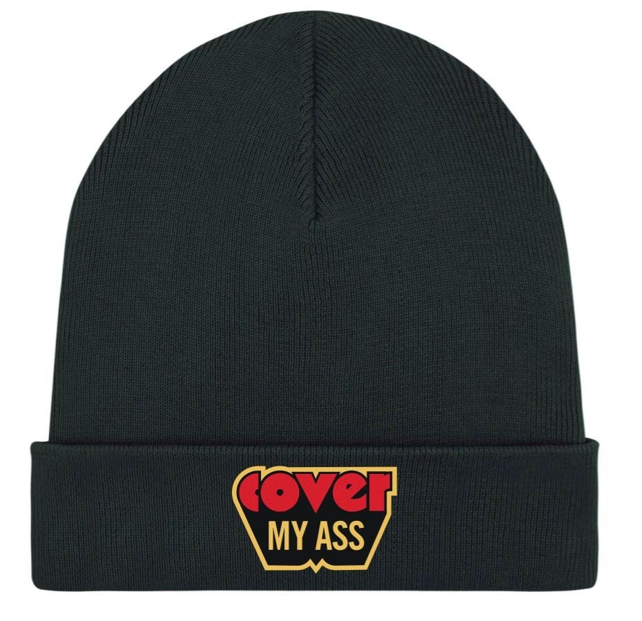 CoverMyAss “RIBBED Beanie” – Logo Edition